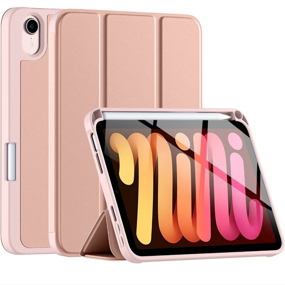 iPad Mini 6 Case 2021 with Pencil Holder, Slim Stand Cover